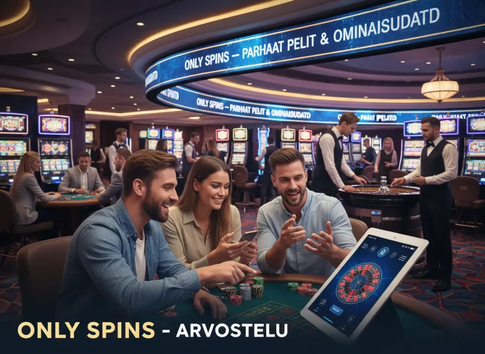 Only spins app arvostelu ja ominaisuudet pelaajille